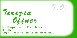 terezia offner business card