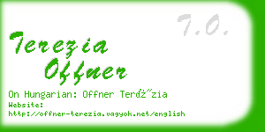 terezia offner business card